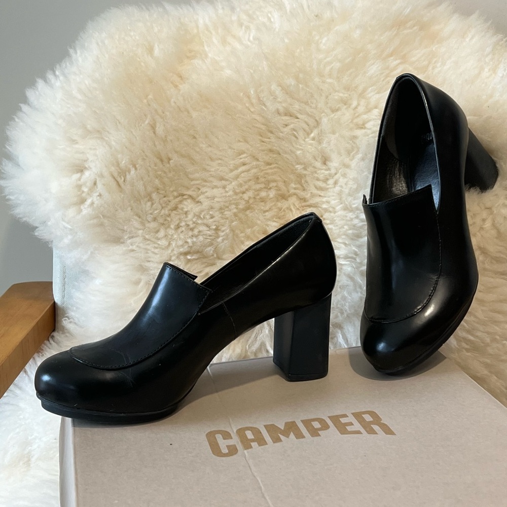 Black Camper heels in size 37